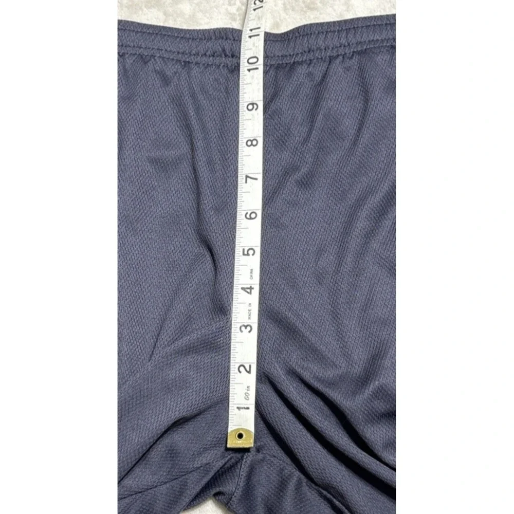 Nike Athletic Shorts Mens Large Blue FitDry Brief Lined Embroidered Logo Vintage